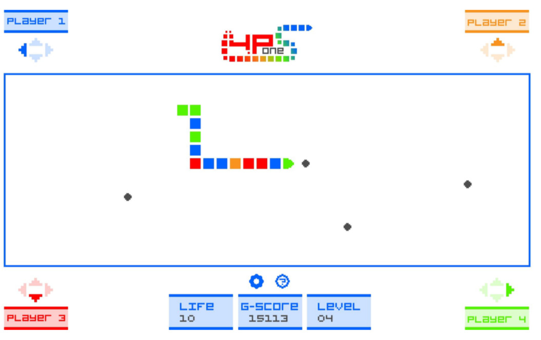 4 Players 1 Snake